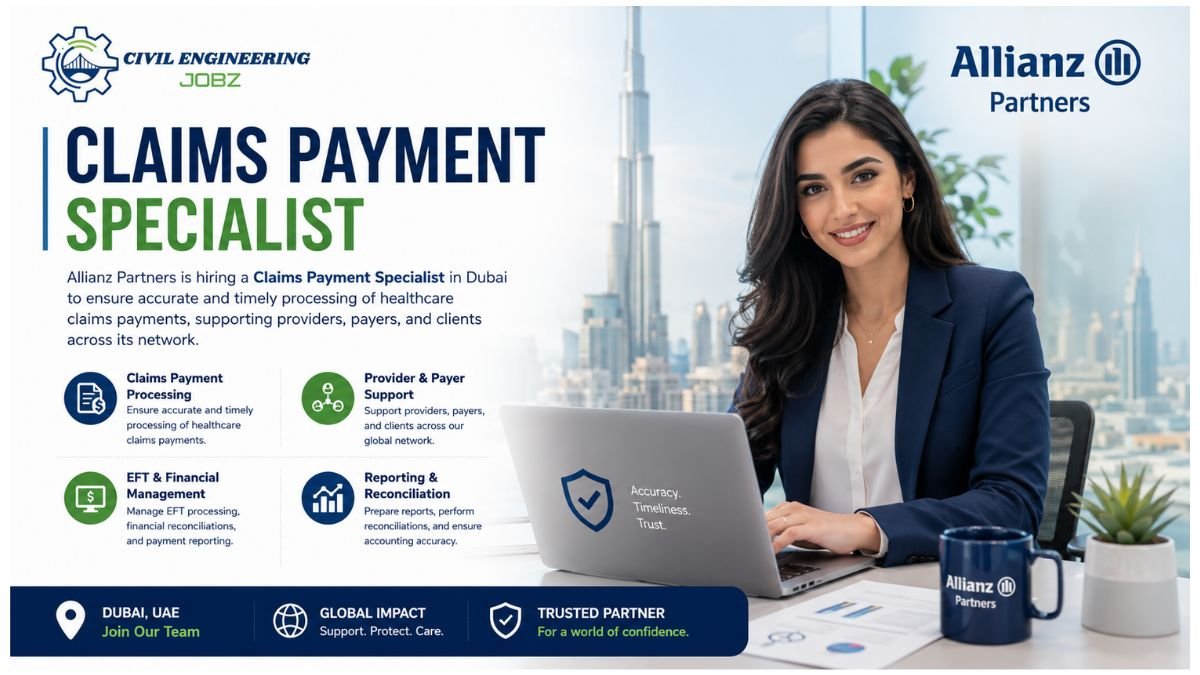 Claims Payment Specialist Jobs Dubai 2026