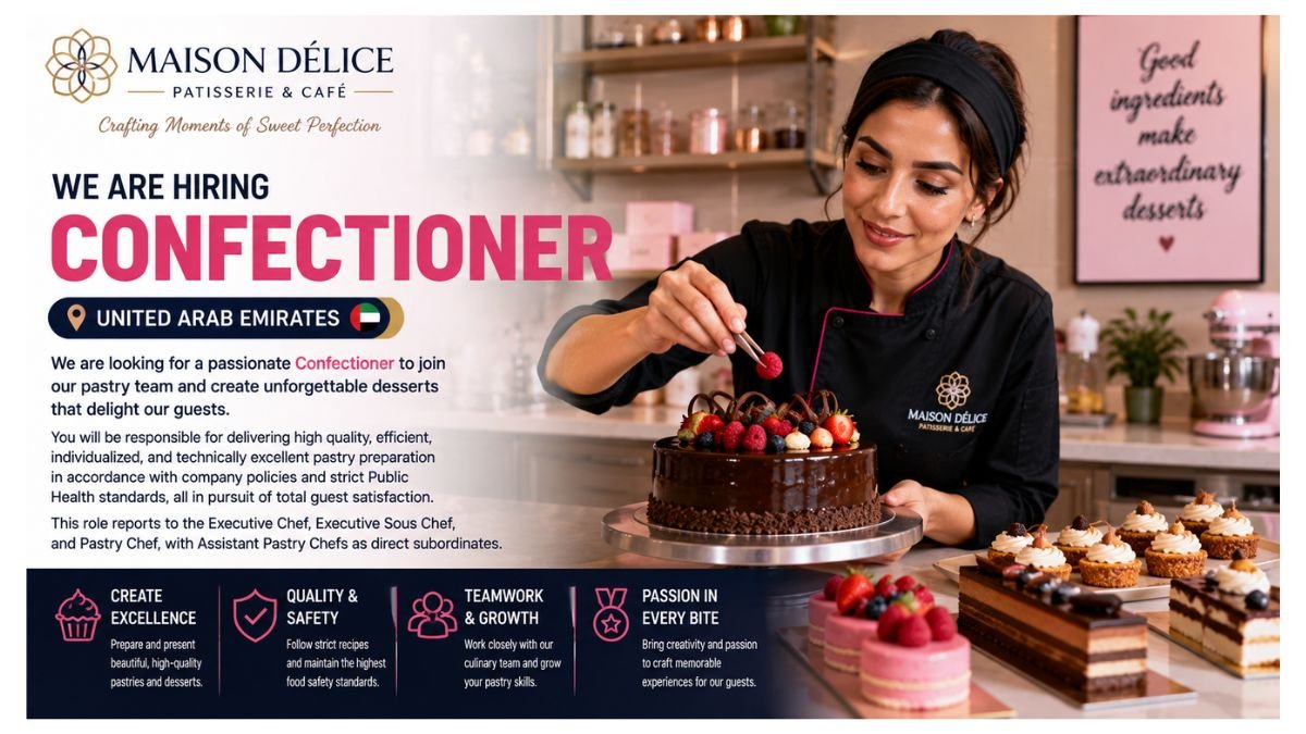 Confectioner Jobs UAE 2026