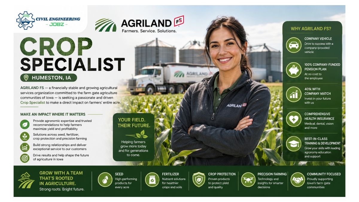 Crop Specialist Jobs Humeston IA 2026
