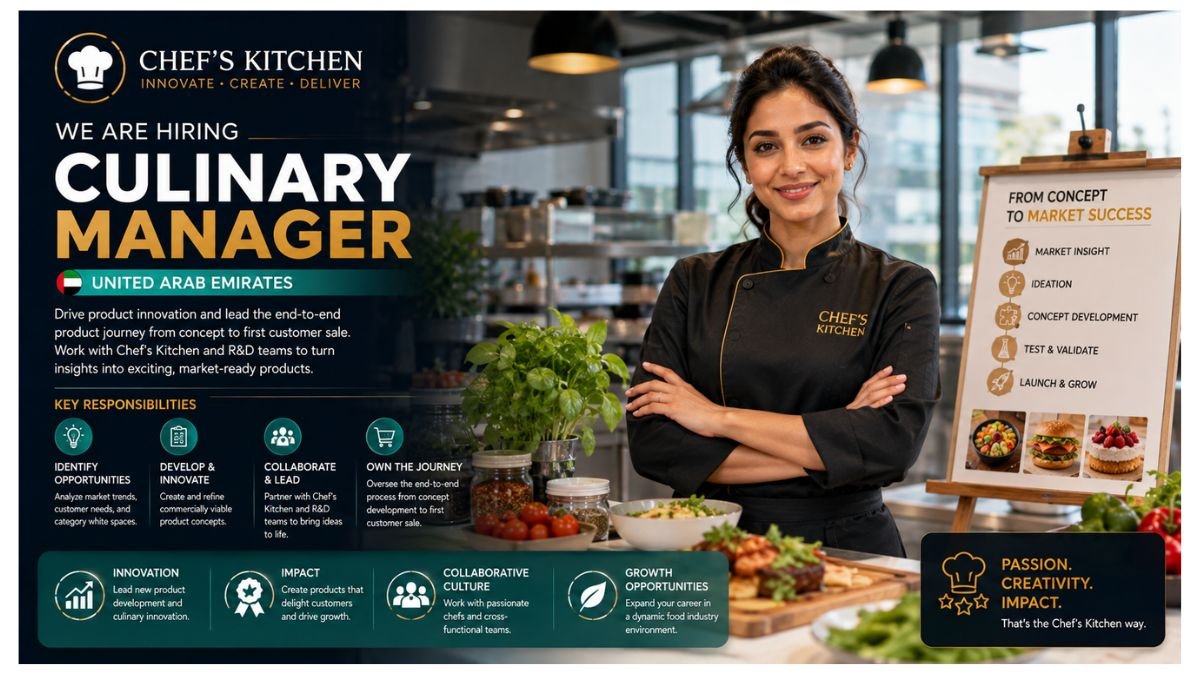 Culinary Manager Jobs UAE 2026