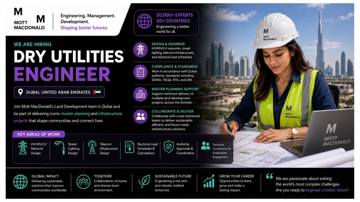 Dry Utilities Engineer Jobs Dubai UAE 2026