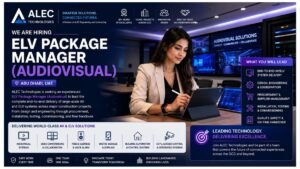 ELV Package Manager Audiovisual Jobs Abu Dhabi UAE 2026