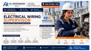 Electrical Wiring Supervisor Jobs Dubai 2026