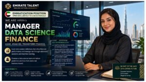 Emiratization Data Science Manager Finance Jobs Dubai UAE 2026 