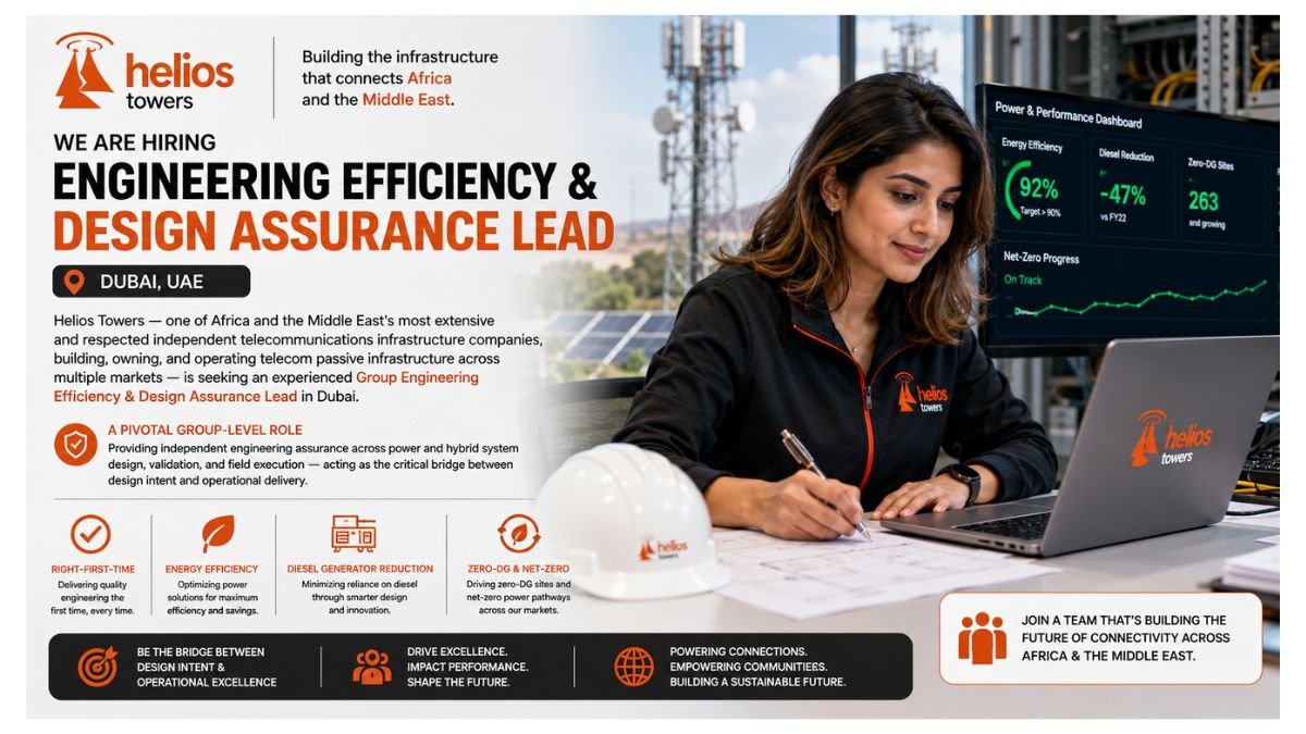 Engineering Efficiency Design Assurance Lead Jobs Dubai UAE 2026 