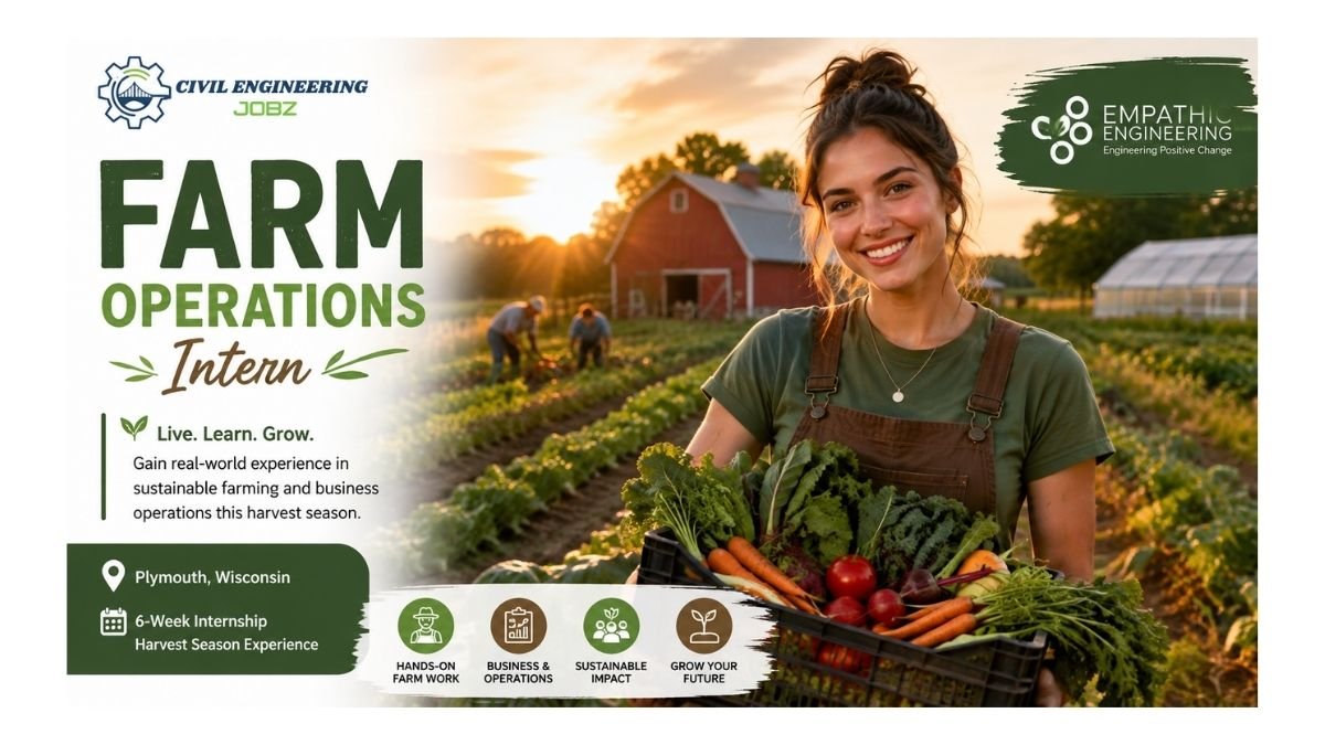 Farm Operations Intern Jobs Plymouth WI 2026