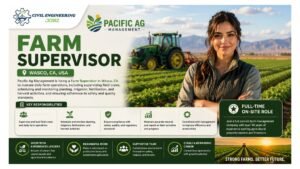 Farm Supervisor Jobs Wasco CA 2026
