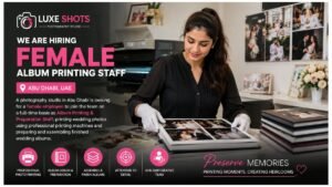 Female Album Printing Staff Jobs Abu Dhabi 2026