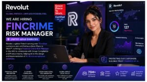 FinCrime Risk Manager Jobs UAE 2026