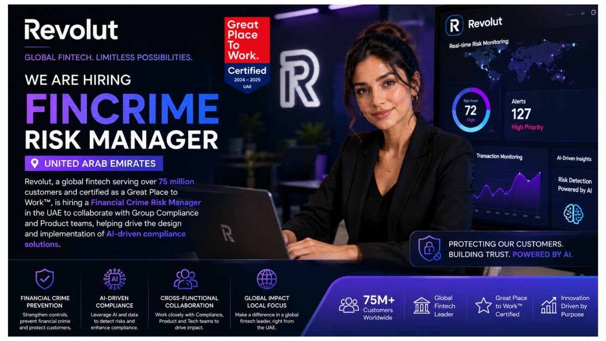 FinCrime Risk Manager Jobs UAE 2026
