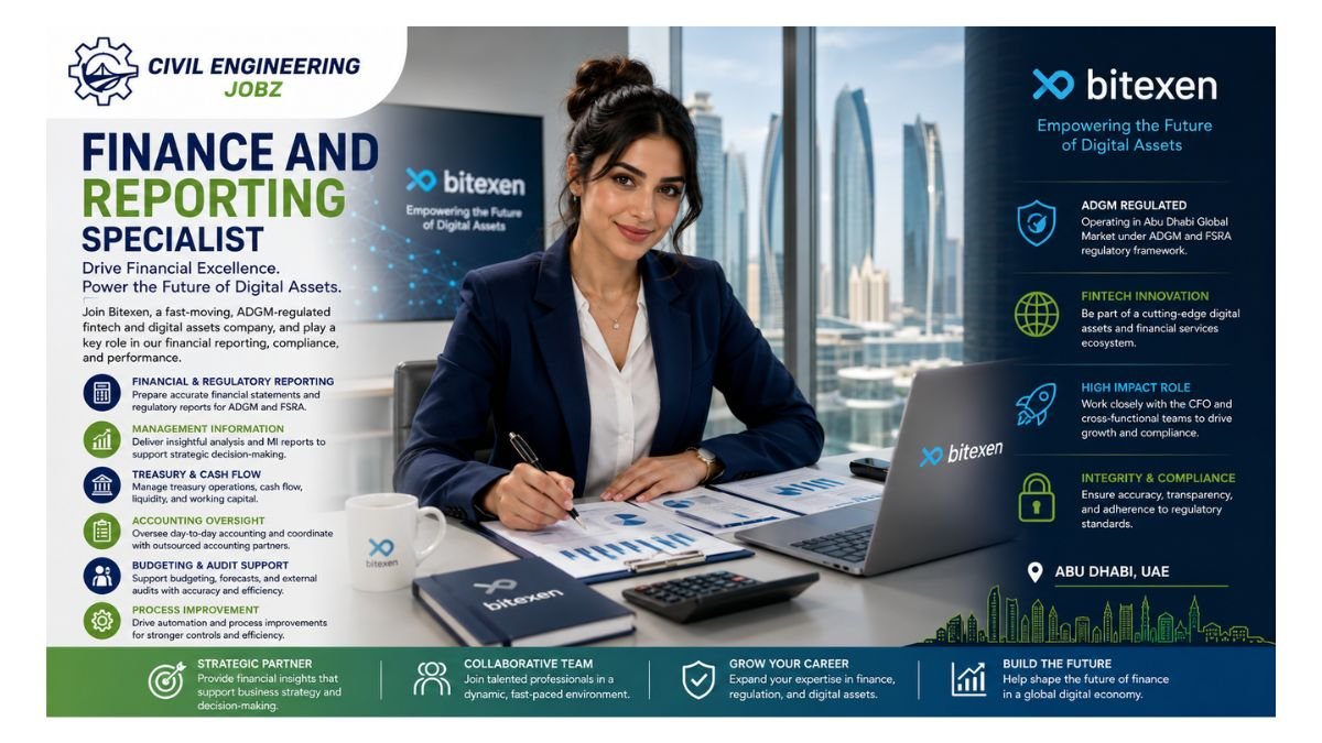 Finance and Reporting Specialist Jobs Abu Dhabi UAE 2026 