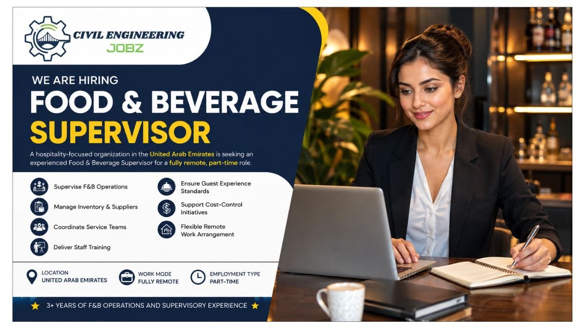 Food & Beverage Supervisor Jobs Dubai UAE 2026