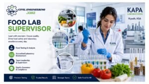 Food Lab Supervisor Jobs Riyadh 2026 