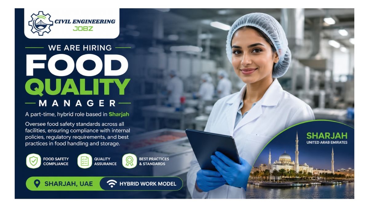 Food Quality Manager Jobs Sharjah 2026