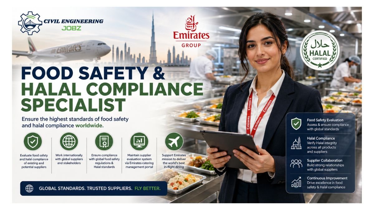 Food Safety & Halal Compliance Specialist Jobs Dubai 2026