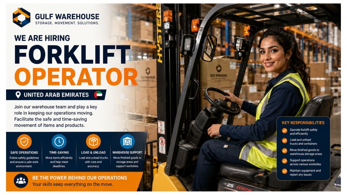 Forklift Operator Jobs UAE 2026
