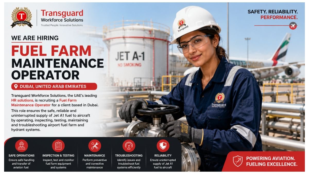 Fuel Farm Maintenance Operator Jobs UAE 2026