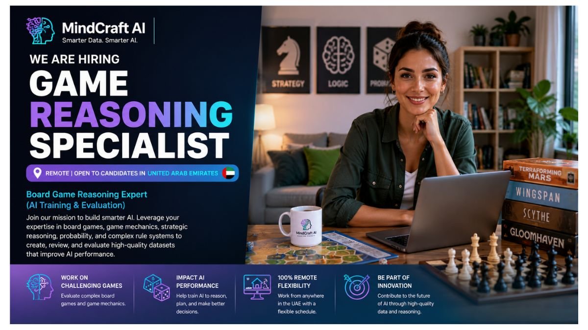 Game Reasoning Specialist Jobs UAE 2026