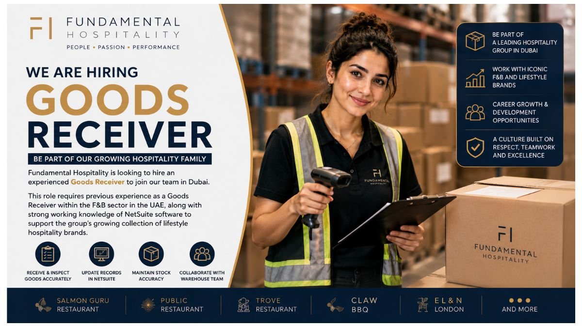 Goods Receiver Jobs UAE 2026