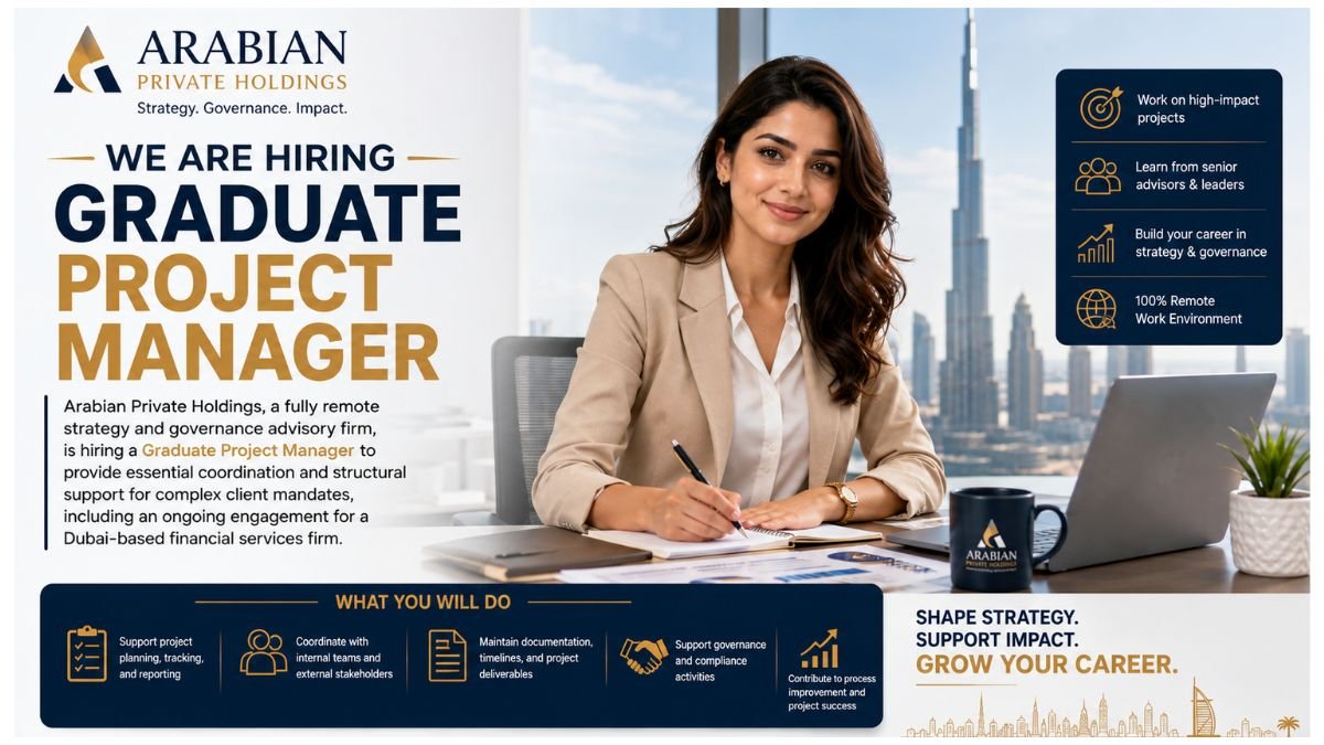 Graduate Project Manager Jobs UAE 2026
