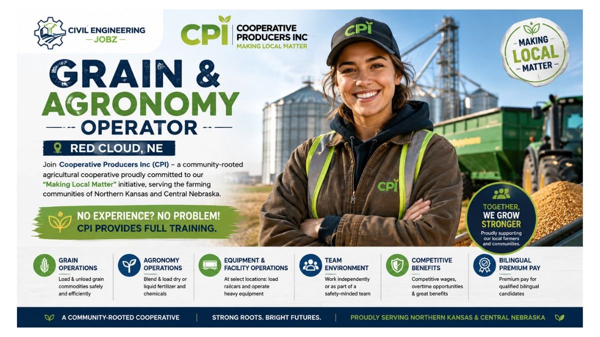 Grain & Agronomy Operator Jobs Red Cloud NE 2026