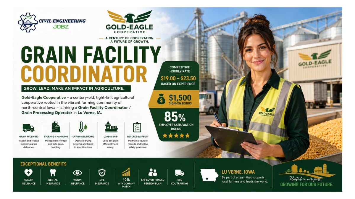 Grain Facility Coordinator Jobs Lu Verne IA 2026