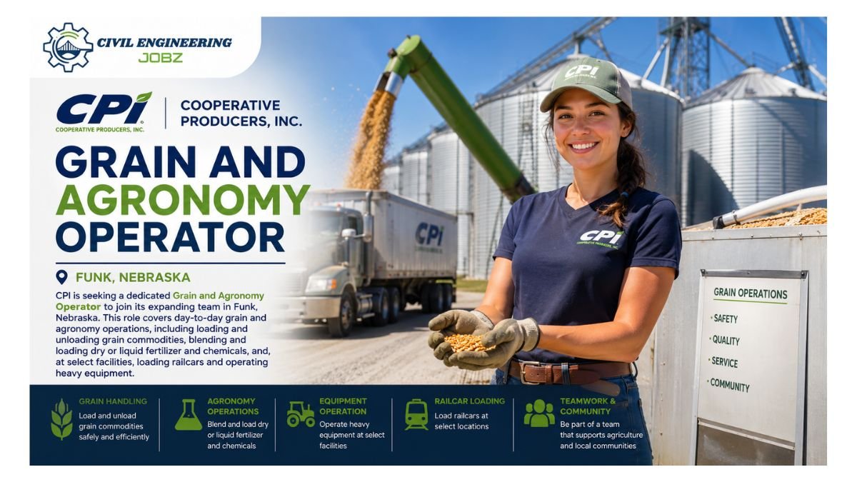 Grain and Agronomy Operator Jobs Funk NE 2026 