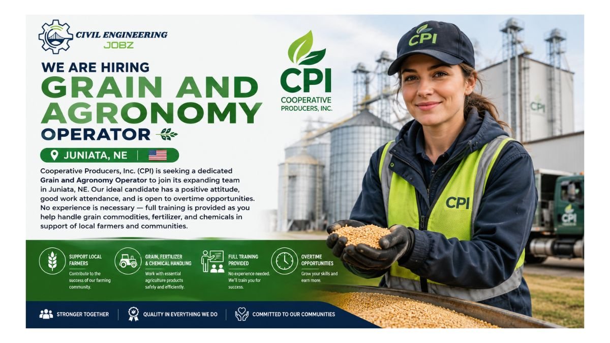 Grain and Agronomy Operator Jobs Juniata NE 2026