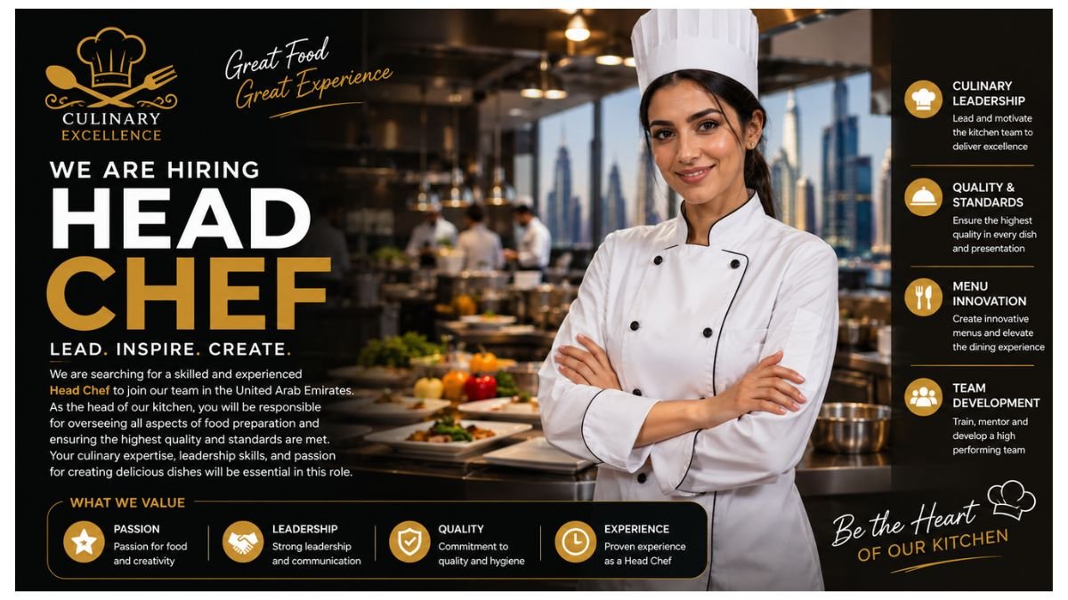 Head Chef Jobs UAE 2026