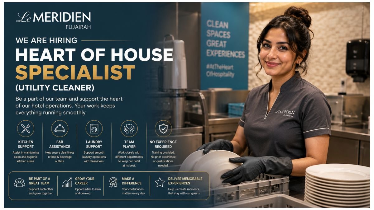 Heart of House Specialist Jobs Fujairah 2026