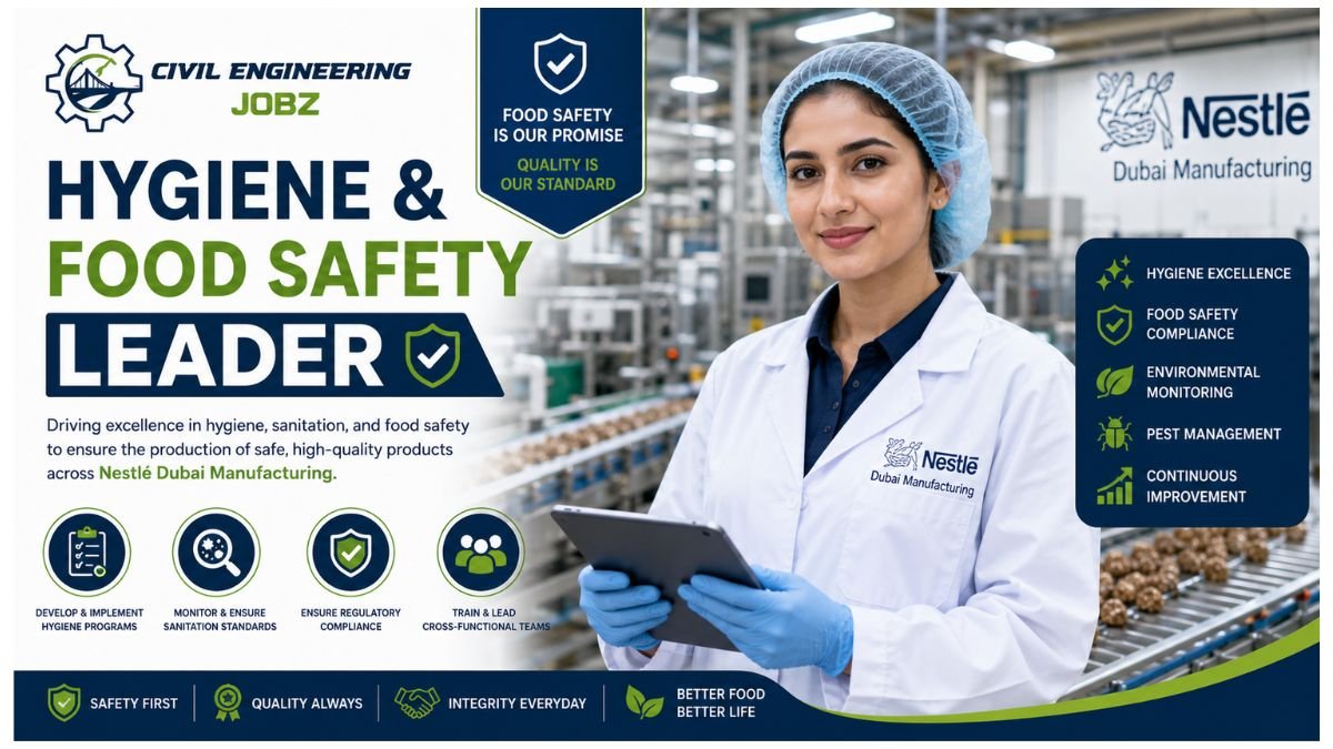 Hygiene & Food Safety Leader Jobs Dubai 2026