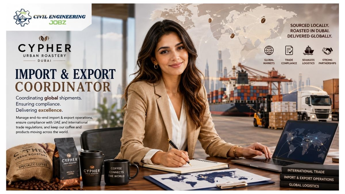 Import & Export Coordinator Jobs Dubai 2026