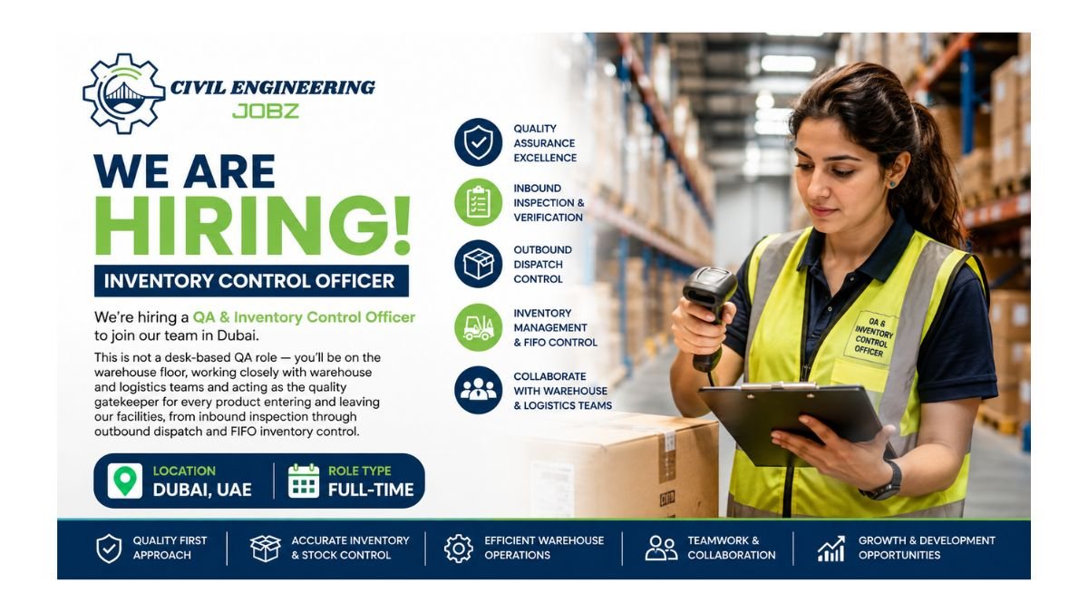 Inventory Control Officer Jobs Dubai 2026