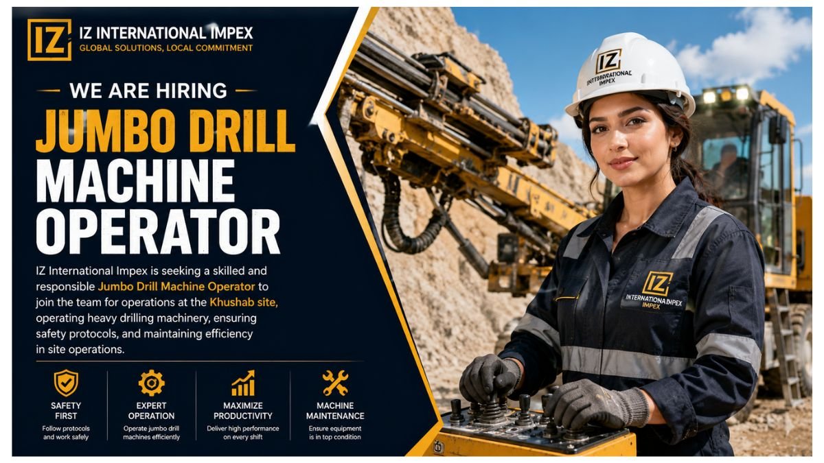 Jumbo Drill Machine Operator Jobs 2026