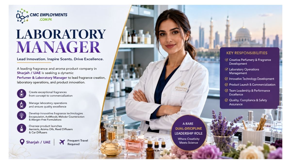 Laboratory Manager Jobs Sharjah UAE 2026