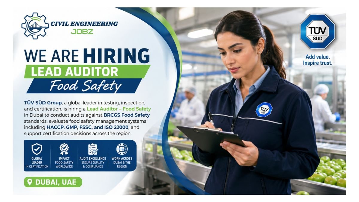 Lead Auditor Food Safety Jobs Dubai 2026