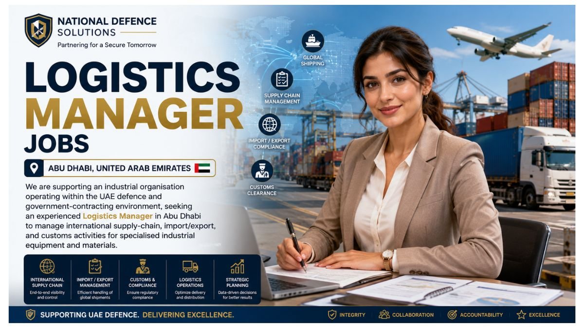 Logistics Manager Jobs Abu Dhabi 2026