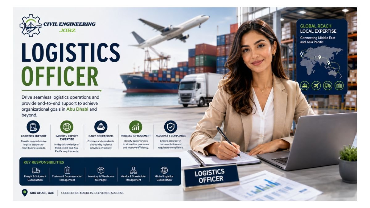 Logistics Officer Jobs Abu Dhabi 2026 