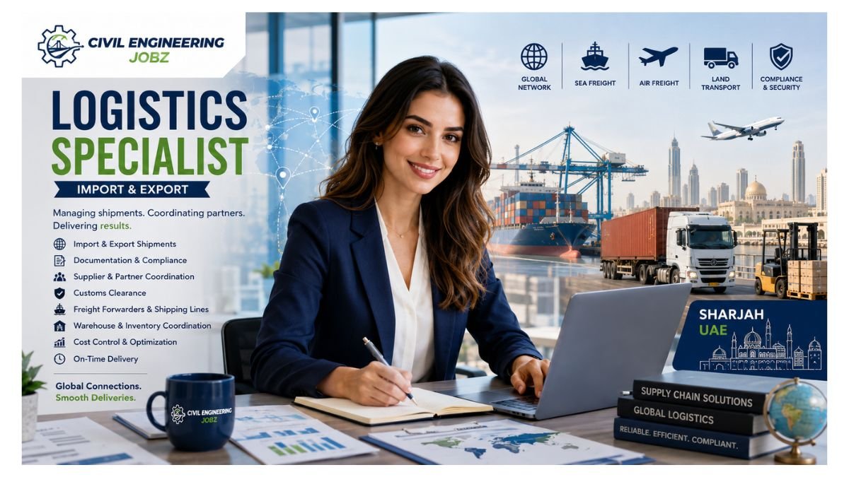 Logistics Specialist Jobs Sharjah UAE 2026
