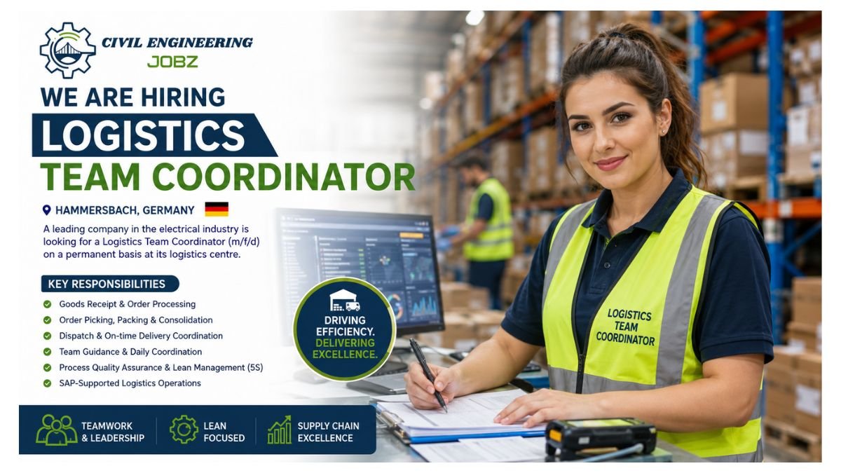 Logistics Team Coordinator Jobs Hammersbach Germany 2026