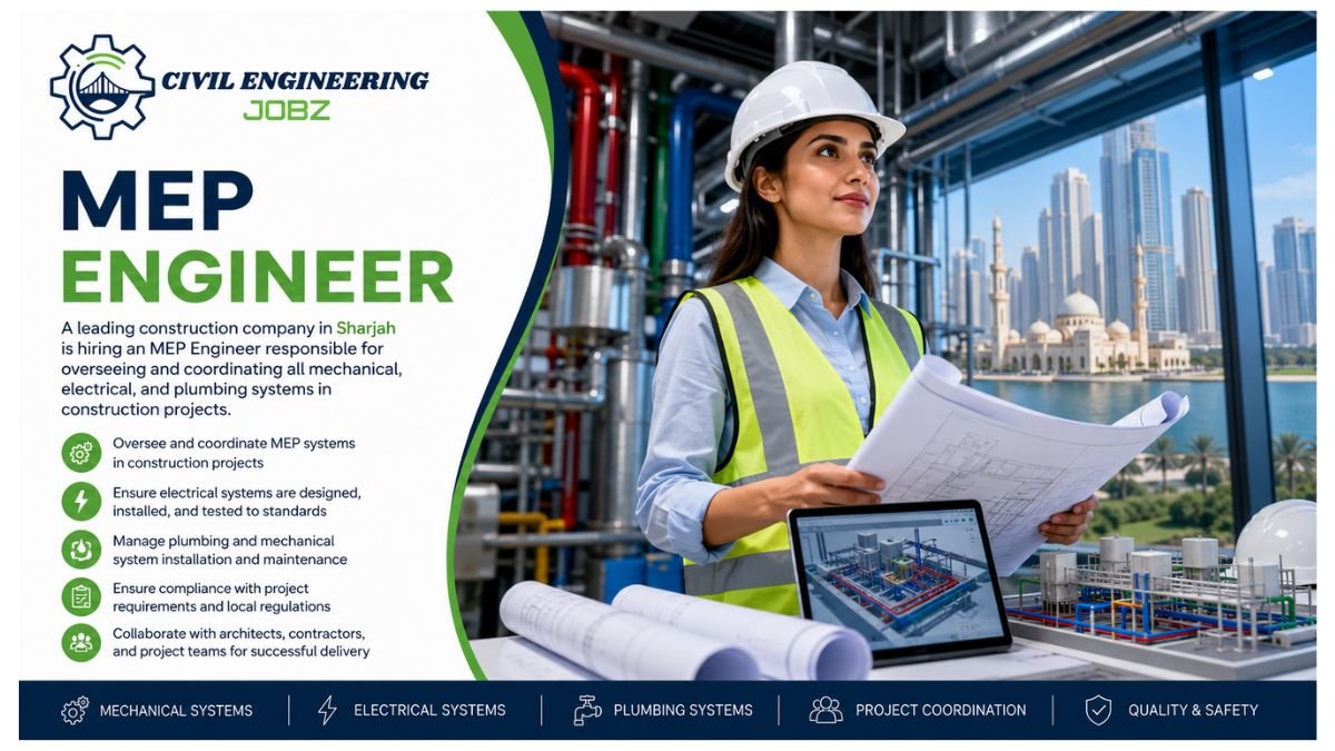 MEP Engineer Jobs Sharjah 2026