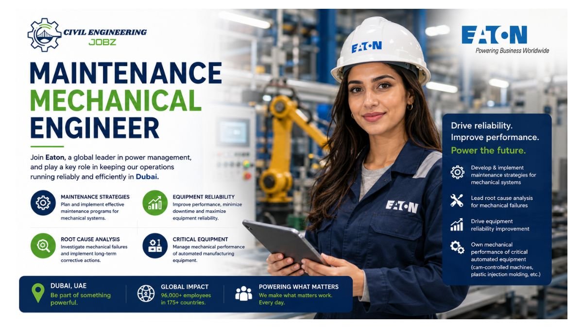 Maintenance Mechanical Engineer Jobs Dubai UAE 2026