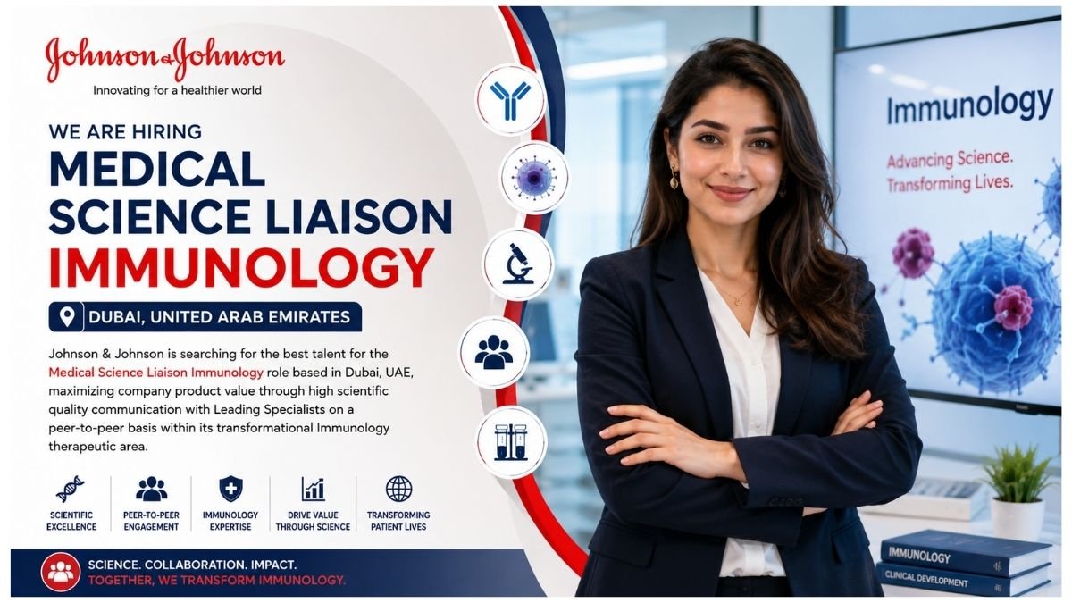Medical Science Liaison Immunology Jobs Dubai 2026
