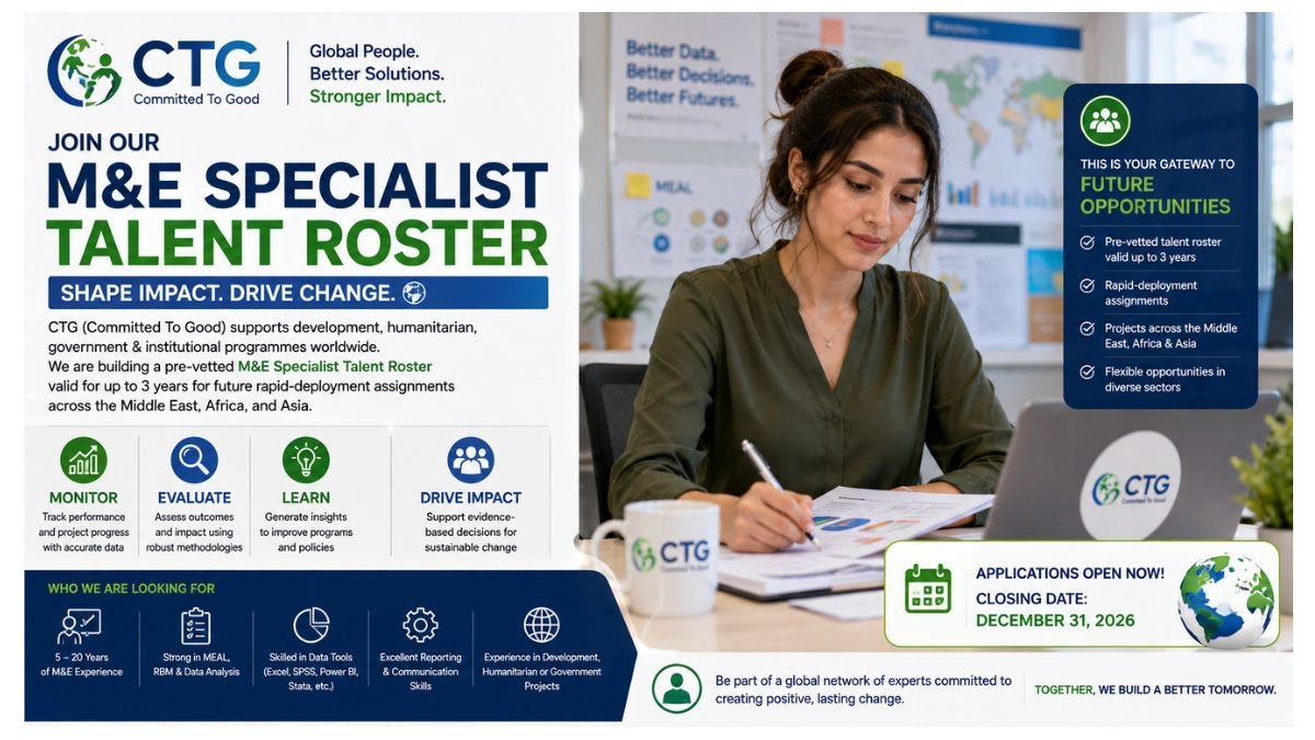 Monitoring & Evaluation Specialist Jobs UAE 2026
