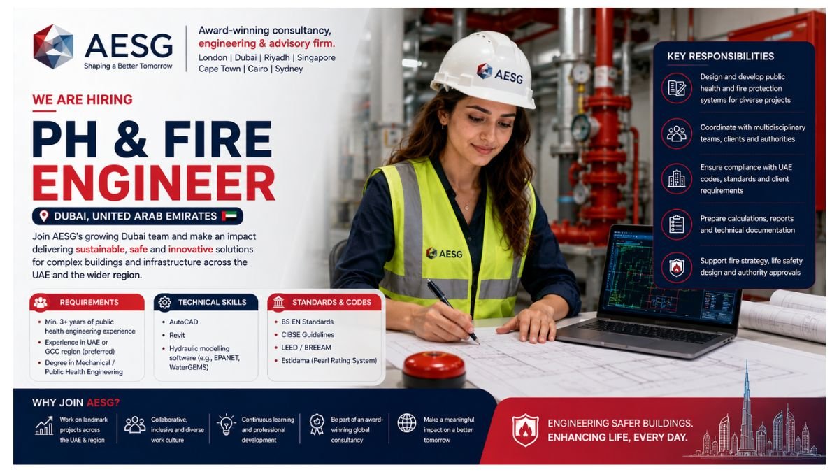 PH & Fire Engineer Jobs Dubai 2026