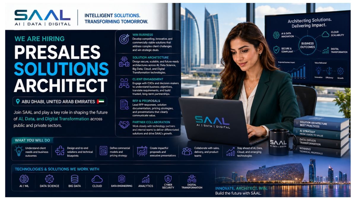 Presales Solutions Architect Jobs Abu Dhabi UAE 2026