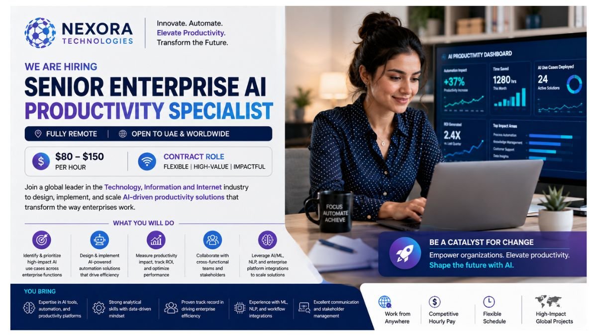 Productivity Specialist Jobs UAE 2026