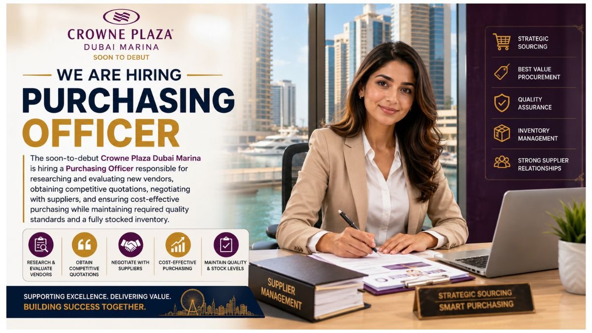 Purchasing Officer Jobs Dubai Marina 2026