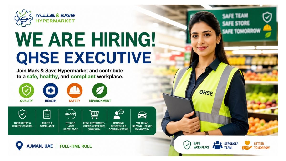 QHSE Executive Jobs Ajman UAE 2026