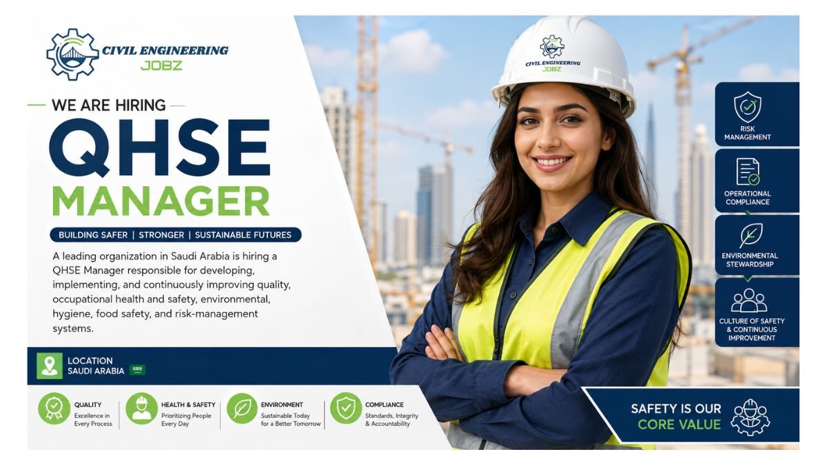 QHSE Manager Jobs Saudi Arabia 2026